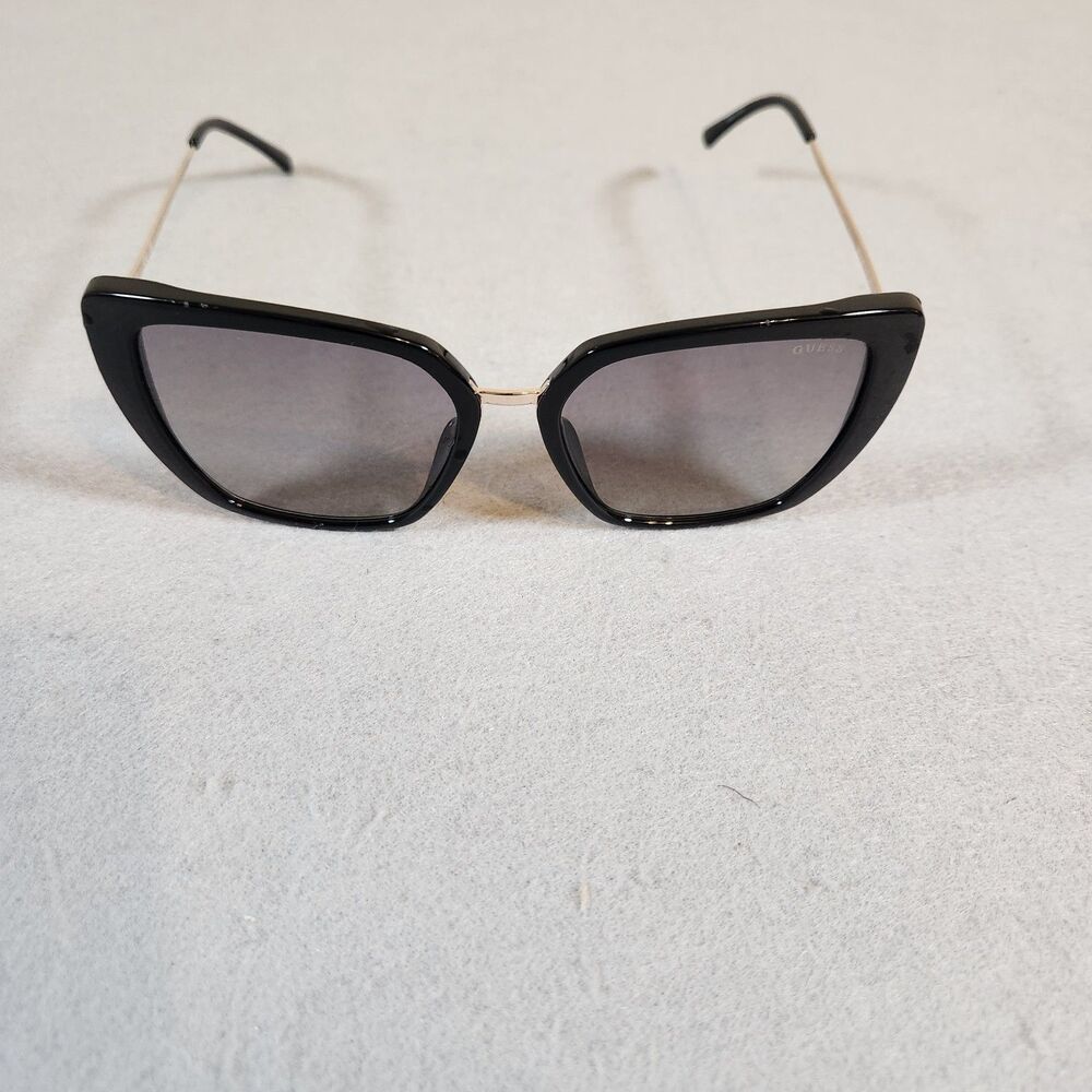 Guess GF6199 01B Black Square Cateye Plastic Sunglasses Frame 56-17-145